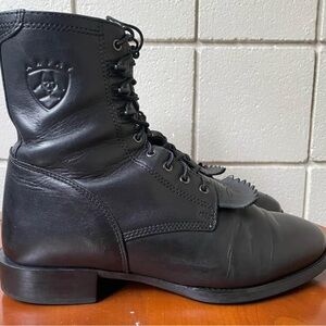 Ariat Black Leather Riding Boots
